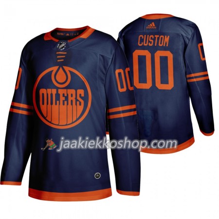 Miehille NHL Edmonton Oilers Pelipaita Custom Adidas 2019-20 Sininen Authentic
